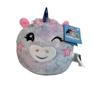 Cuddly Crew Soft 9" Plush Tie-Dye Unicorn New with Tag Pillow Stuffed